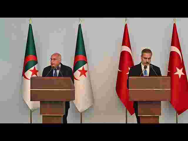 Press conference of Minister Ahmed Attaf and his Turkish counterpart