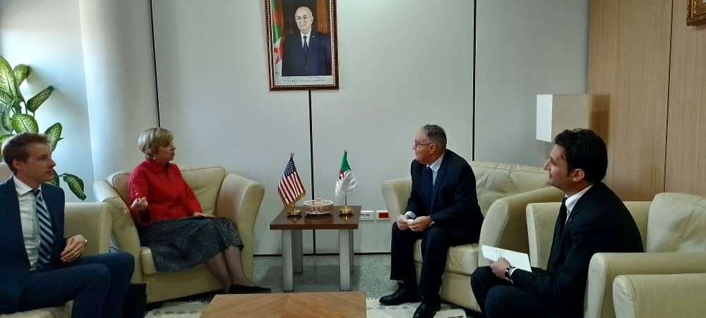 M. Belani reçoit l'ambassadrice des Etats-Unis d'Amérique en Algérie
