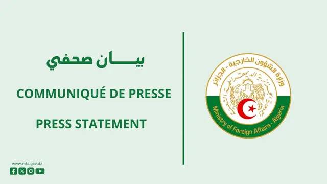 Communiqué du Ministère des Affaires étrangères - Ambassade de France 14/04/2025