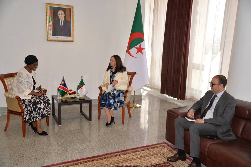 Mrs Mansouri receives Ambassador of the Republic of Namibia