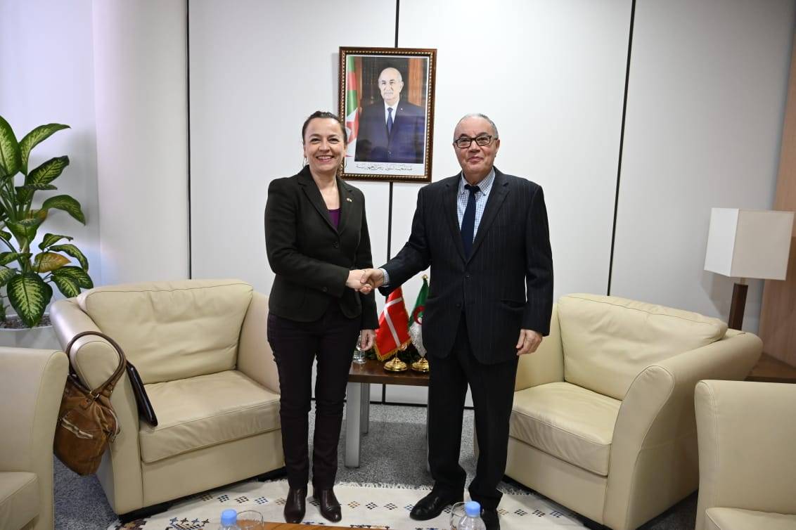 Mr. Amar Belani receives the Ambassador of Denmark in Algeria