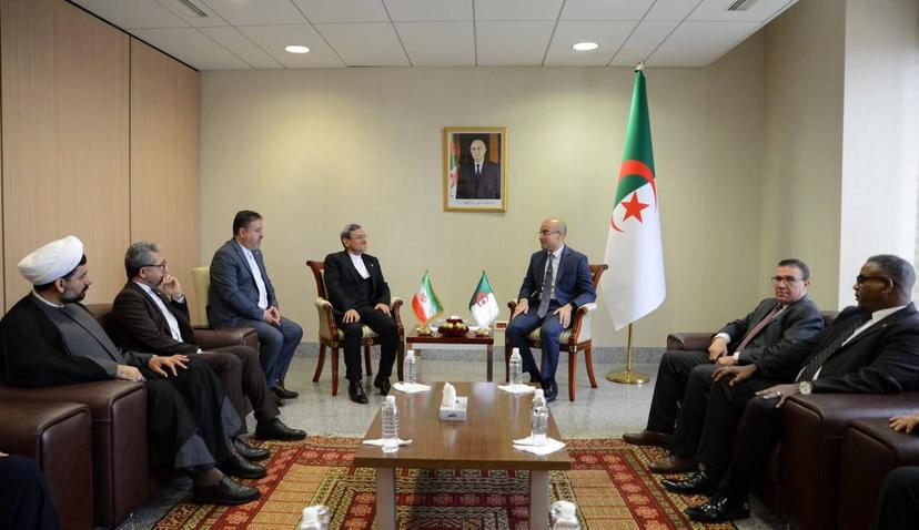 Mr Chaib receives the President of the Algeria-Iran Friendship Parliamentary Group of the Iranian Islamic Consultative Assembly