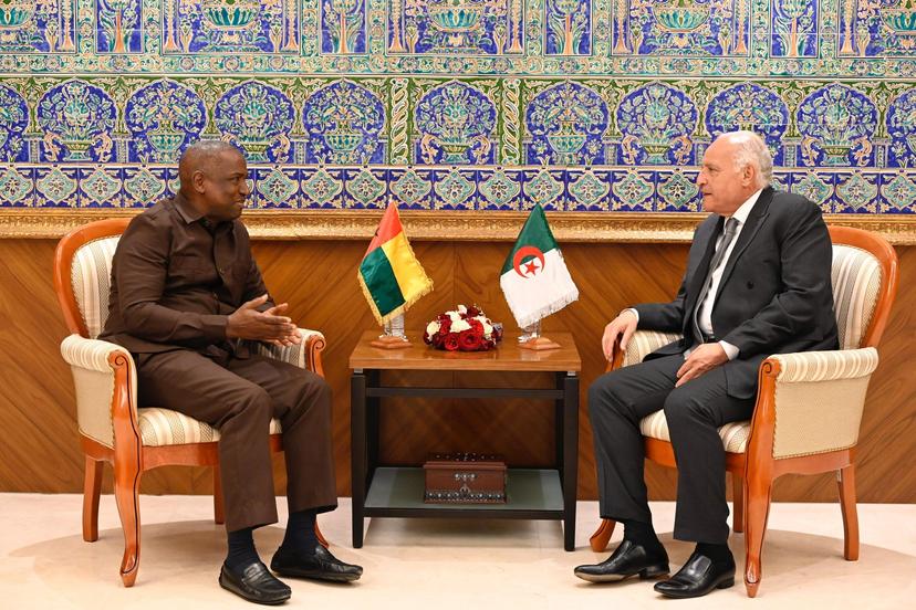 Mr Attaf receives the Ambassador of the Republic of Guinea-Bissau
