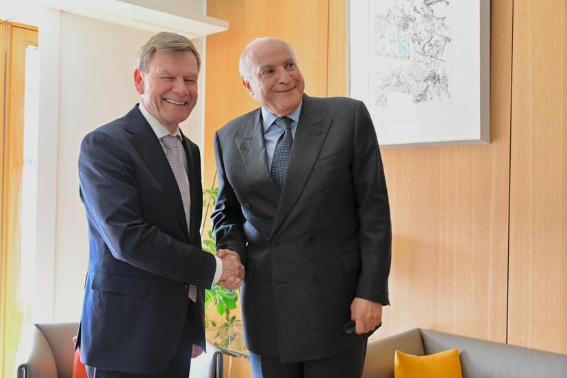 Mr Attaf holds talks with his German counterpart