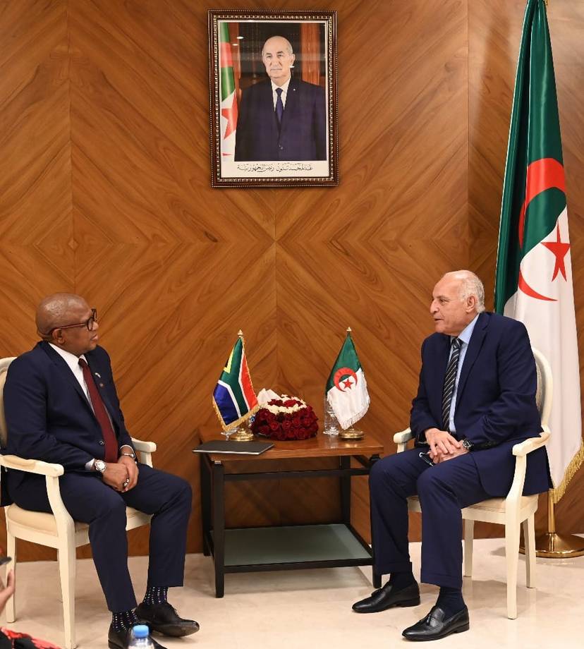 Minister Attaf receives ANC Secretary General