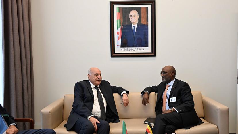 Mr. Attaf holds talks with his Ugandan counterpart