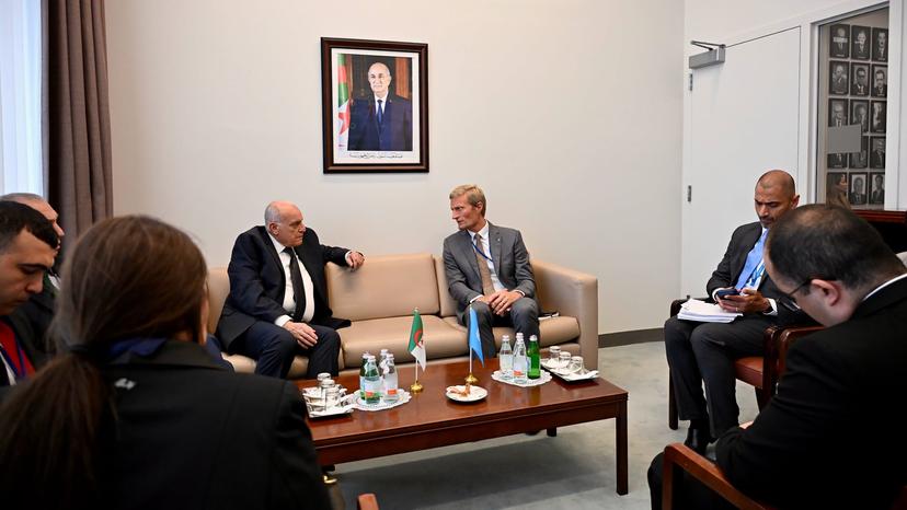 Mr. Attaf Holds Talks with the Acting Executive Director of the World Food Program