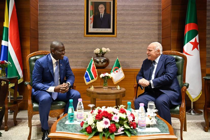 Mr. Attaf holds talks with his South African counterpart