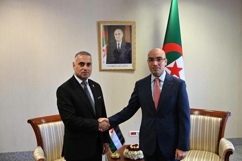 Mr. Chaib Receives the Ambassador of the State of Palestine to Algeria