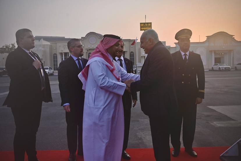 Mr,Attaf arrives in Doha